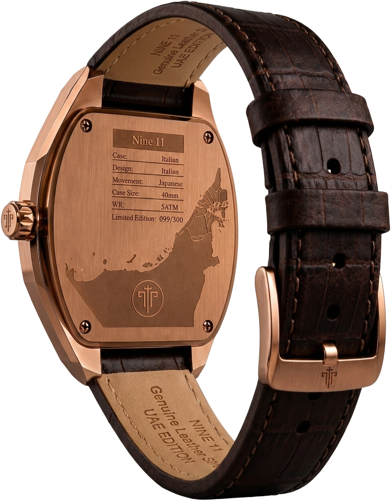 Caseback — federation map engraving