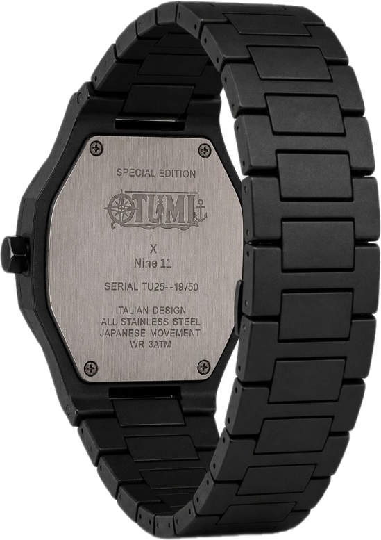 Tumi Edition — engraved caseback