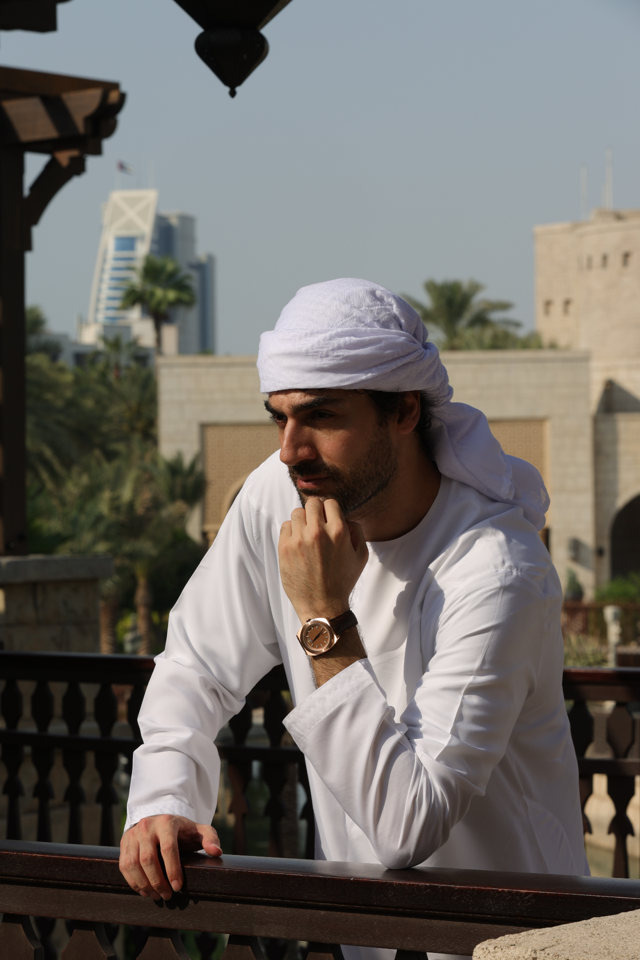 Union 1971 on the wrist — Madinat Jumeirah